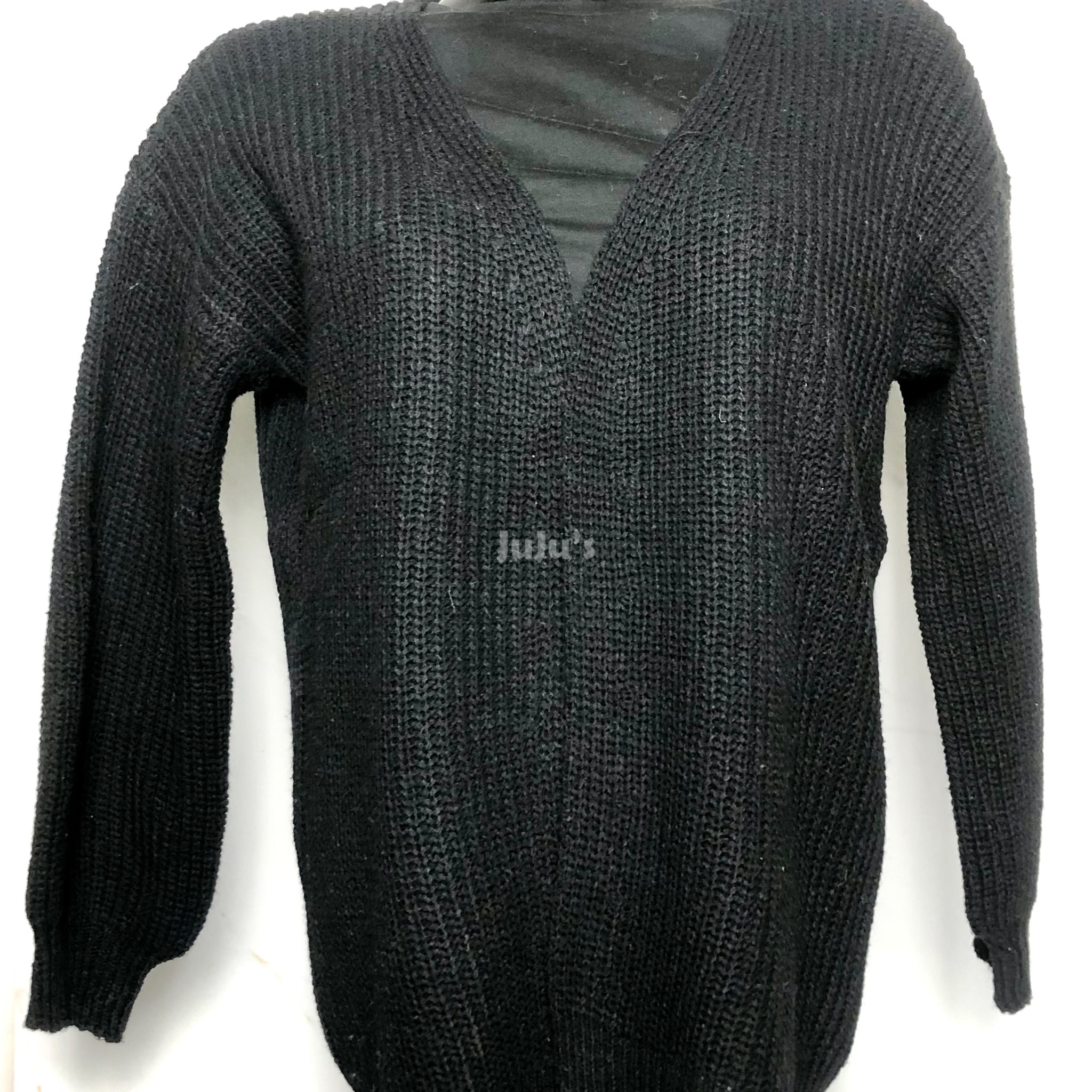 OPEN CARDiGAN SMALL BLACK