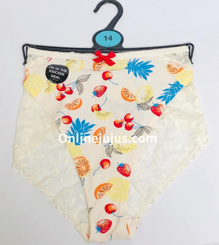 M&S FLORAL PANTY 5644